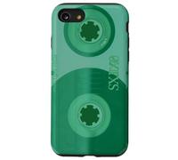Enregistreur Cassette Vert rétro Vintage années 80 90 Coque pour iPhone SE (2020) / 7/8