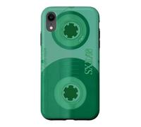Enregistreur Cassette Vert rétro Vintage années 80 90 Coque pour iPhone XR