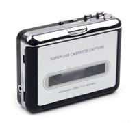 Enregistreur de cassette portable USB vers convertisseur mp3 pour blanc | Pour numérisation MP3, marche arrière automatique, port USB, compatible PC, sauver les anciens bandes