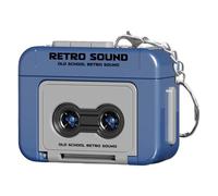 Enregistreur de Cassette rétro Mini Cassette clés, Lecteur en microcassette enregistrable en Plastique pour Les Sacs à Dos, Les Sacs à Main, Les Cadeaux, Le Lecteur de Musique Portable Keychain