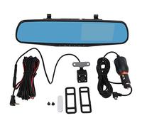 Enregistreur de Conduite de Rétroviseur, 4.3 Pouces 1080P Mirror Dash Cam Caméra de Rétroviseur Double Enregistreur de Conduite Moniteur de Stationnement Enregistrement en Boucle Caméra de Recul