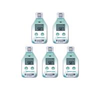 Enregistreur de Données de Température Jetable (Lot de 5) avec Port USB et Rapport PDF pour L'Industrie Pharmaceutique, les Produits de et le