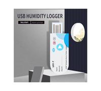 Enregistreur de Données de Température USB 14400 Points Rapport USB avec Application 60 Jours IP67 Enregistreur Jetable avec Avertissement