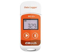 Enregistreur de données de température USB Elitech RC-5+ PDF, réutilisable, 32 000 points pour la réfrigération et le transport dans la chaîne du froid