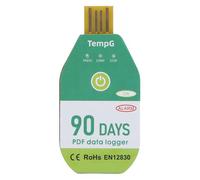 Enregistreur de données de température USB Niiyen, format PDF jetable, surveillance en temps réel, étanchéité IP67, pour le transport en chaîne du froid (90 jours)