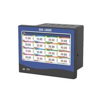 Enregistreur de données industriel, 8/12/ 16/32 canaux, tableau d'entrée analogique, affichage de courbe, enregistreur de température, enregistreur de données sans papier(8 Channels)