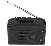 Enregistreur de Lecteur de Cassette Portable, Lecteur de Bande de Radio FM AM Micro intégré, Batterie 2AA ou Alimentation USB