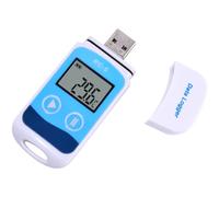 Enregistreur de température numérique industriel pour la conformité du transport alimentaire Fret réfrigéré et entreposage Enregistreur de données de température USB