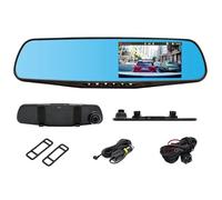 Enregistreur de voiture, caméra de conduite et arrière, écran de 4,5", enregistrement en temps réel, moniteur grand angle pour aventure, monospace, camion, voyage, sorties en famille, voyages en