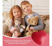Enregistreur de Voix,Module à Boutons Enregistrement 60 Secondes | Appareil d'Enregistrement Audio - pour Enfant Garçon Fille Noël Saint-Valentin Souvenir Vacances