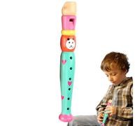 Enregistreur en bois pour : petit sifflet musical de dessin animé, tube de mélodie initial à six trous, jouet sonore éducatif | Divertissement créatif pour développer l'habileté