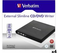 Enregistreur externe Verbatim Slimline CD/DVD noir