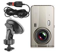 Enregistreur numérique avec caméra arrière HQWear DVR979G, Full HD 1080 (30 fps), capteur G, LCD, 300 mAh, Beige