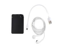 Enregistreur numérique compact à activation vocale avec réduction de bruit professionnelle, compatible avec la lecture MP3 et l'horodatage, idéal