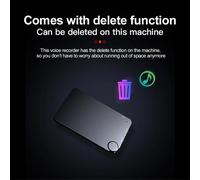 Enregistreur numérique ultra-fin à réduction de bruit, mini-enregistreur professionnel portable