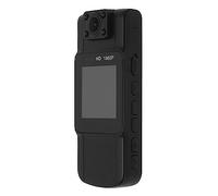 Enregistreur Vidéo Caméra Corporelle, Mini Caméra Rotative 128 Go Caméscope Caméra Espion, Caméra Corporelle de Police Portable pour Le Sport, Les Forces