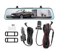 Enregistreur vidéo DVR de Voiture Automatique de 11,66 Pouces, caméra de Tableau de Bord Full HD 1080P à Double Objectif, caméra de Tableau de Bord Ultra Fine avec détection de
