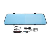 Enregistreur vidéo DVR de Voiture de 5,5 Pouces avec Double Objectif Full HD 1080P pour Enregistrement Avant et arrière, écran Tactile, détection de Mouvement, Filtre (avec Carte mémoire 32 Go)