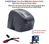 Enregistreur Vidéo Dvr Pour Voiture,Caméra De Tableau De Bord,Wifi,Plug And Play,Caméra Prada Pour Audi A1,A3,A4,A5,Horizon,A7,A8,Q3,Q5,Q7,Tt,2004-2023,1080p - Type Ad02-Black Two Cam-64 G