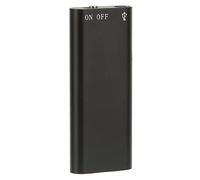 Enregistreur Vocal, 90dB SNR Enregistreur de Son Fonctionnement à Un Bouton Prise en Multiformat USB Réduction du Bruit HD Mini Enregistreur de Son Activé par la Voix pour