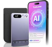 Enregistreur vocal avec intelligence artificielle, transcrit et résume avec technologie IA, contrôle via l'application, prend en charge 152 langues, boîtier magnétique, mémoire 64 Go, enregistreur