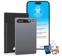 Enregistreur Vocal IA, 64 Go, Contrôle Via App, Transcription et Résumé par IA, 118 Langues, Ultra Fin et Léger, Dictaphone Enregistreur Vocal pour Réunions, Réunions, Cours, Appels