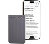 Plaud Note - Le Dictaphone Intelligent avec Technologie GPT-4.0 pour Transcriptions et Résumés Précis - Noir