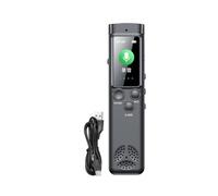 Enregistreur vocal numérique 8 Go 16 Go 32 GBs 64 B 128 Écran IPS avec réduction du bruit DSP | Stylo d'enregistrement audio HD avec double microphone omnidirectionnel pour conférences et conférences
