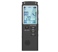 Enregistreur vocal numérique audio cristallin, format portable, design mini espion avec réduction de bruit dynamique pour réunions et entretiens,