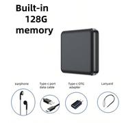 Enregistreur vocal numérique carré magnétique mini portable avec autonomie ultra-longue, annulation du bruit DSP, enregistreur compact, 70 heures d'enregistrement sur une charge complète, compatible a
