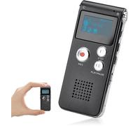 Enregistreur vocal numérique - COVVY - 16 Go - Lecteur MP3 - Activé par la voix - Portable