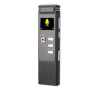 Enregistreur Vocal Numérique, Enregistreur Vocal à Réduction de Bruit avec Lecture, Magnétophone Portable USB pour Conférences, Réunions, Entretiens (16 GB)
