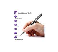 Enregistreur vocal professionnel stylo 16gb portable hd usb mp3 petit lecteur noir + boîte de rangement bleu