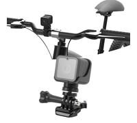 Enregistreur Vue Arrière de Caméra Montage Guidon Moto 1080p HD avec Le Grand Angle 120° Imperméable pour Sports d'Action, Vélo Route et Montagne