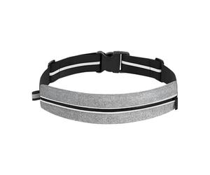 Enreluya Ceinture Running, Ceinture de Course résistante à l'eau avec Sangle élastique réglable, pour entraînement, Cyclisme, Marche, Voyage et activités de Plein air, Gris