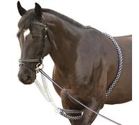 Enrênement pour longe cheval Canter Soft Rope Bleu Poney