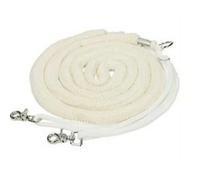 Enrênement pour longe cheval coton HFI Peli Blanc Poney