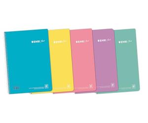 Enri Cahier pastel DIN A4 80 feuilles (5 unités)