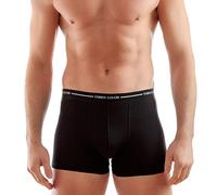 Enrico Coveri (6 pièces) Boxer Caleçon en coton élastique, Noir, XXL
