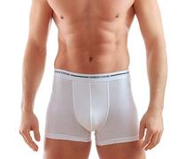Enrico Coveri Boxer homme offre 6 pièces bi-élastique extérieur EB1000, 6 pièces - blanc., M