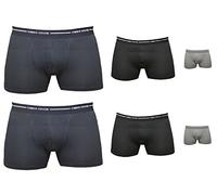 Enrico Coveri EB1000 Lot de 6 boxers pour homme en coton bi-élastique - Blanc - M