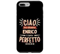 Enrico Idea Regalo Personalizzata Nome Divertente Coque pour iPhone 7 Plus/8 Plus