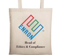 Enron Head of Ethics and Compliance Funny Ponzi Scheme Meme Natural Ecological Cotton Tote Bag Beige