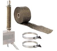 Enroulage De Tuyau - Bouclier De Tube Ignifuge, Protection Résistante À La Chaleur, Couverture De Barrière Thermique | Ruban Amovible Anti-brûlure Pour Chauffage, Cheminée, Poêle, Fil Électrique, Isol