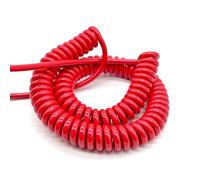 enroulant Le câble électrique, Fil à Ressort télescopique 20AWG 0,5 mm², Longueur Extensible 9 mètres, 2-3 conducteurs(3 Cores)