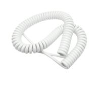 enroulant Le câble électrique, Fil électronique à Ressort 1,0 mm² 17 AWG, Longueur Extensible 1 mètre, 2 à 4 conducteurs(2 Cores)