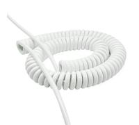 enroulant Le câble électrique, Tailles Multiples de cuivre Pur d'unité Centrale du Fil 28AWG 0.1mm² de Spirale de Ressort de 5 noyaux(Stretch 2 Meters)