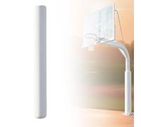 Enroulé autour du coussin de mousse, Coussin de poteau rond et carré de 5 cm d'épaisseur for diamètre de 7,6 à 12,7 cm, multicolore, plusieurs tailles(Milk,16.5x180cm)