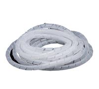 Enroulement de câble en spirale, Gaine de protection for câble spiralé 3 mètres, mm, 4, 5, 6, 8, 10, gaine tubulaire ignifuge for enroulement câbles(White,Id8mm 3 Meter)