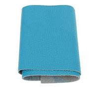 Enroulement de poignée en cuir pour queue de billard, poignée de main résistante à l’usure pour une meilleure maîtrise et plus de puissance, peau de maintenance de qualité (Motif litchi bleu)